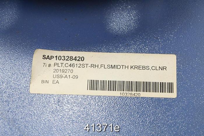 Used Krebs P15 Grit Pot Cover, Nitrile Lined, 6.25" Bore #41371