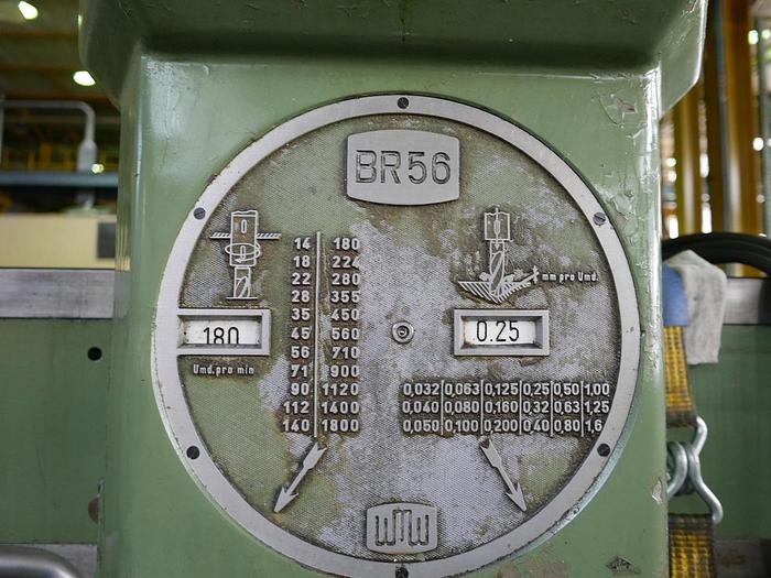 Gebraucht Radialbohrmaschine WMW MAGDEBURG BR 56x1600