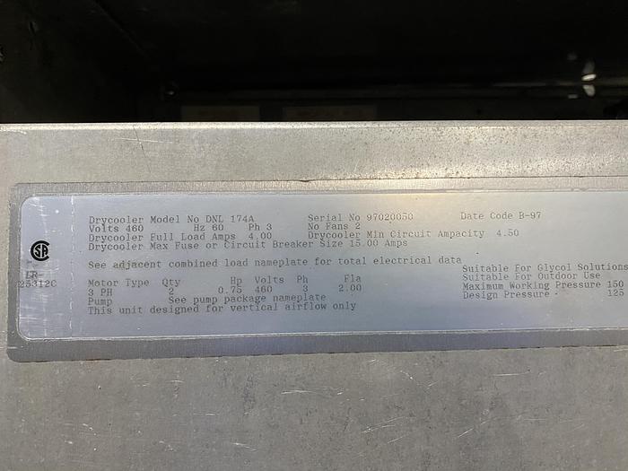 Used LIEBERT DRY COOLER