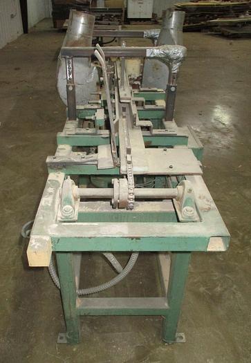Used *custom* DOUBLE-SIDED FEED-THRU SMALL PARTS SPINDLE SANDER