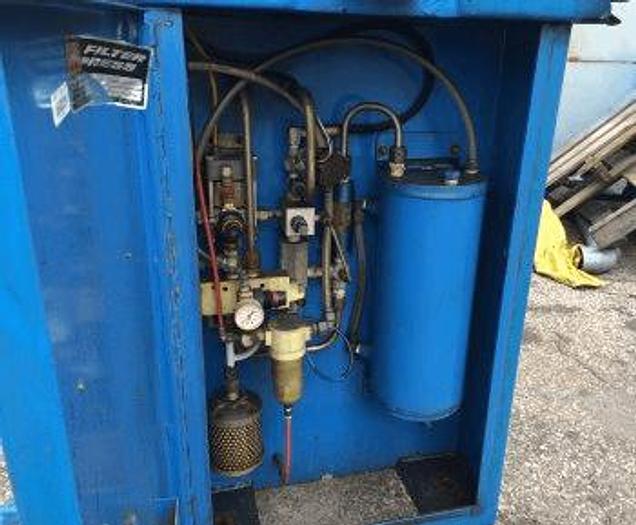 Used 3 CU. FT. JWI FILTER PRESS – POLYPRO – 630 MM – C.G.R. –  AUTOMATIC CLOSURE