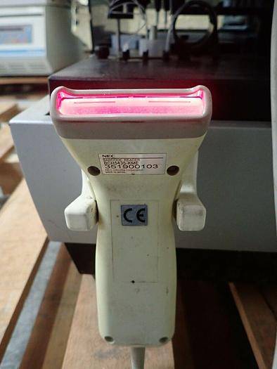 Used Roche Type Cobas Amplicor PCR System Analyzer w/ NEC BCH5435-KME Barcode Reader