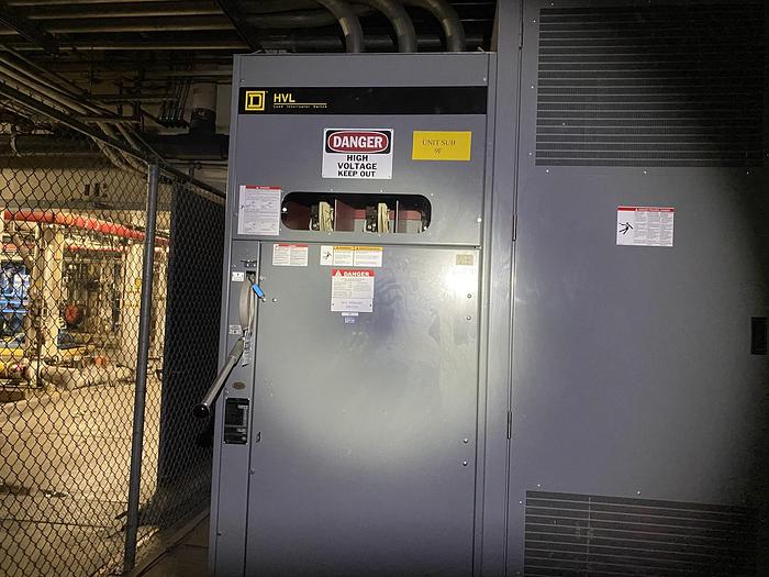 Used SQUARE D COMPANY 2000 / 3000 KVA DRY TYPE TRANSFORMER
