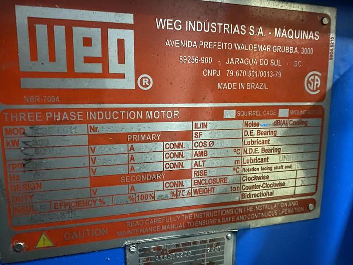 Used INGERSOLL RAND CENTAC AIR COMPRESSOR 500 HP OVERHAULED 2017