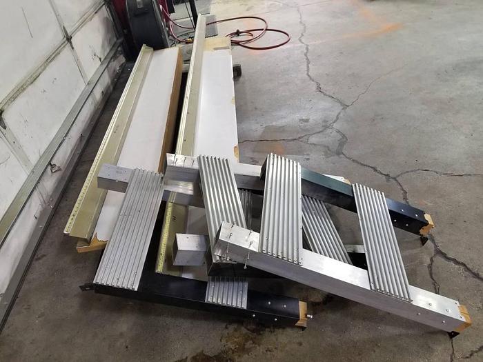 Used Custom 8' Infeed and Outfeed Tables