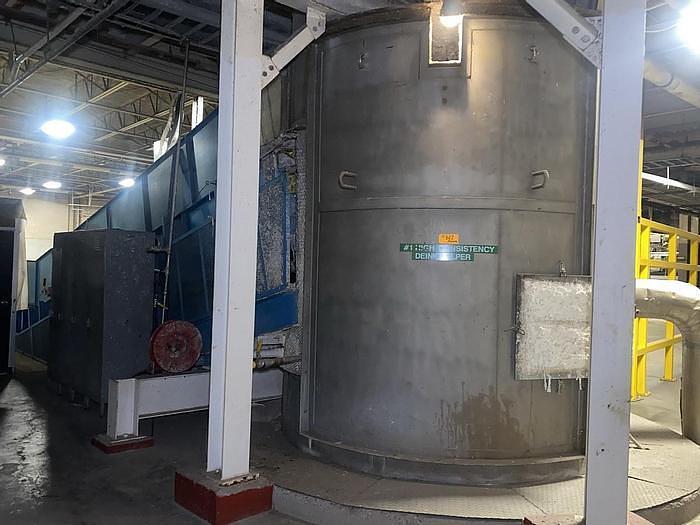 Used VOITH HD-18 7,500-LB S/S HIGH CONSISTENCY BATCH PULPER 400 HP #44522