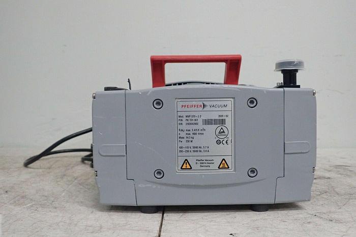 Used Pfeiffer Vacuum MVP 070-3 C / PK T01 361 Agilent G3870-80052 Diaphragm Pump