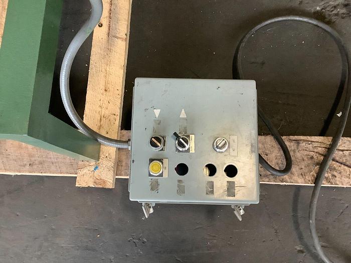 Used 72" POWELL MDL. EP6072 SHAFTLESS UNWIND STAND 60" DIAMETER WITH EDGE GUIDE