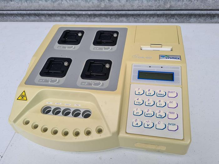 Used Sysmex CA-50 Automated blood coagulation analyzer