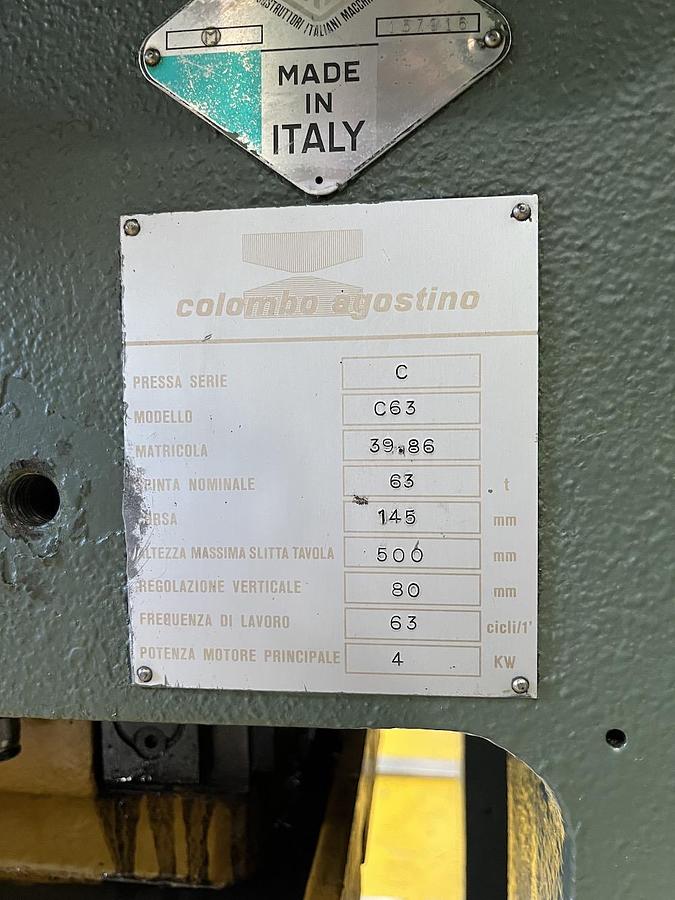 Ricondizionato COLOMBO AGOSTINO T63