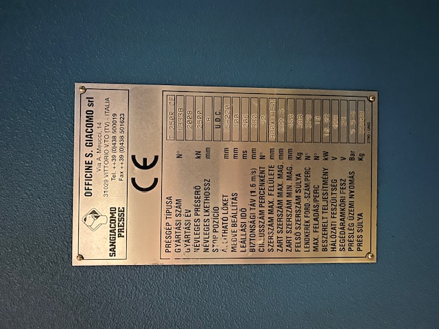 Ricondizionato SANGIACOMO T250RCE