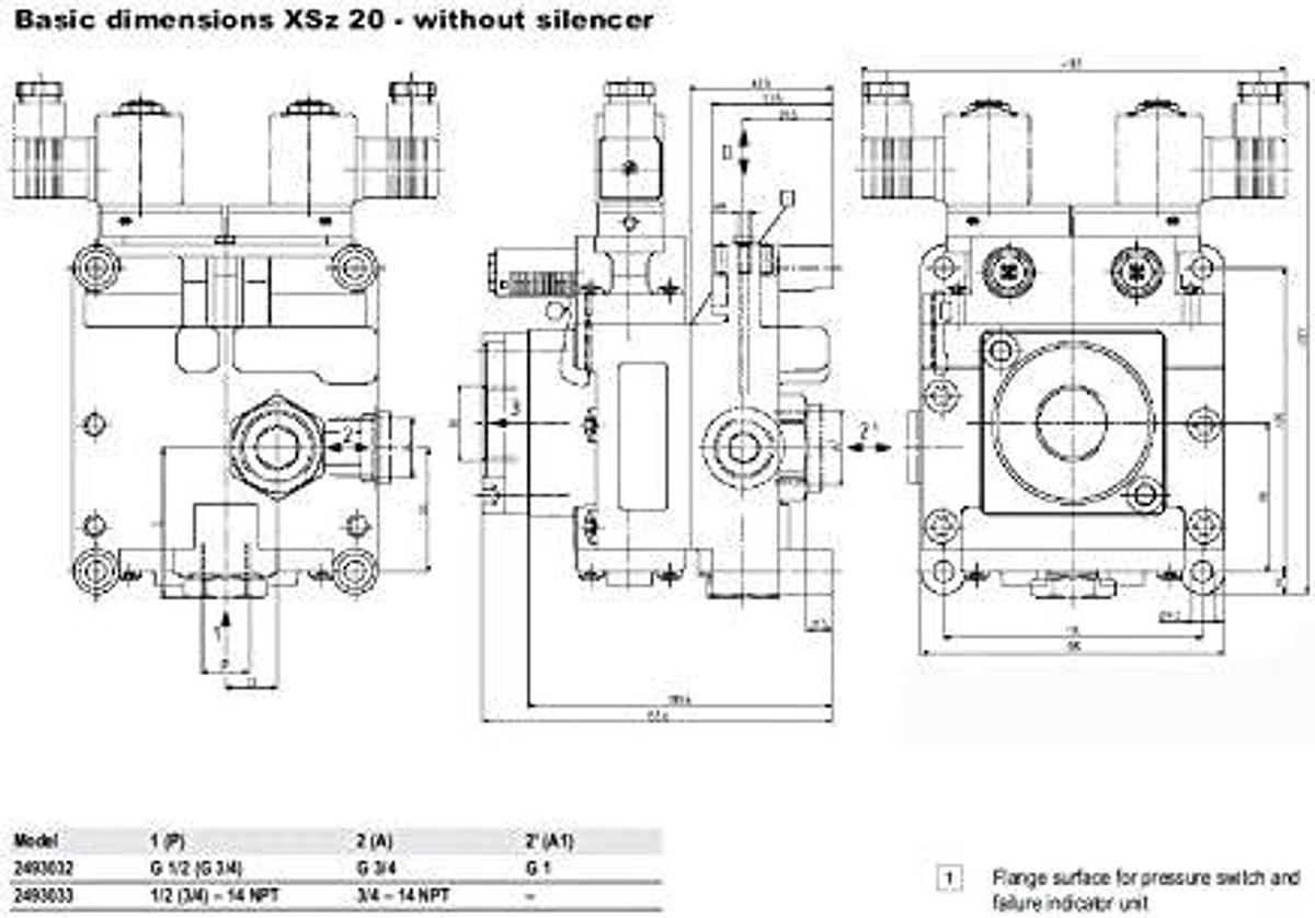 HERION mod. XSZ20 - 24V DC completa di bobine e connettori