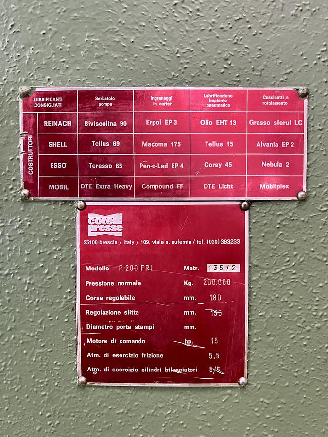 Usato COTELLI T200 FR