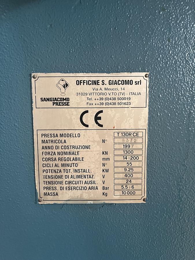 Ricondizionato SANGIACOMO T130RCE - 1997