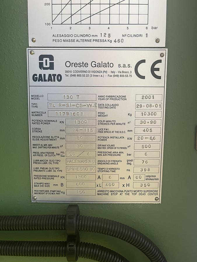 Ricondizionato GALATO T130CE - 2001