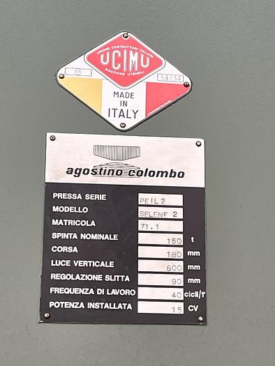 Used COLOMBO AGOSTINO T150 - 2 CONNECTING RODS