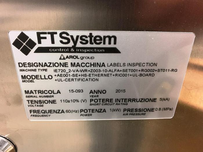 Unused Detector, Label, FT System, (2) S/st boxes, Mdl IE720, #C743904