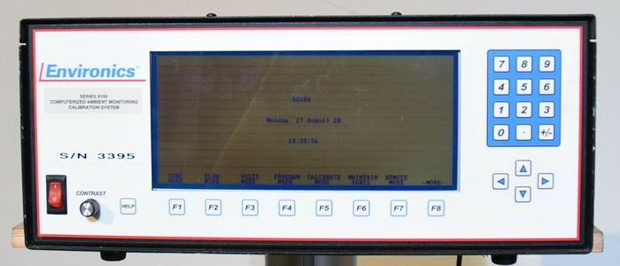 Used Environics S-9100 Computerized Ambient Monitoring Calibration System