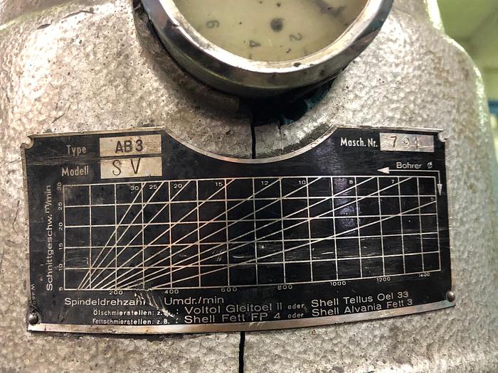 Gebraucht Säulenbohrmaschine ALZMETALL AB 3 SV