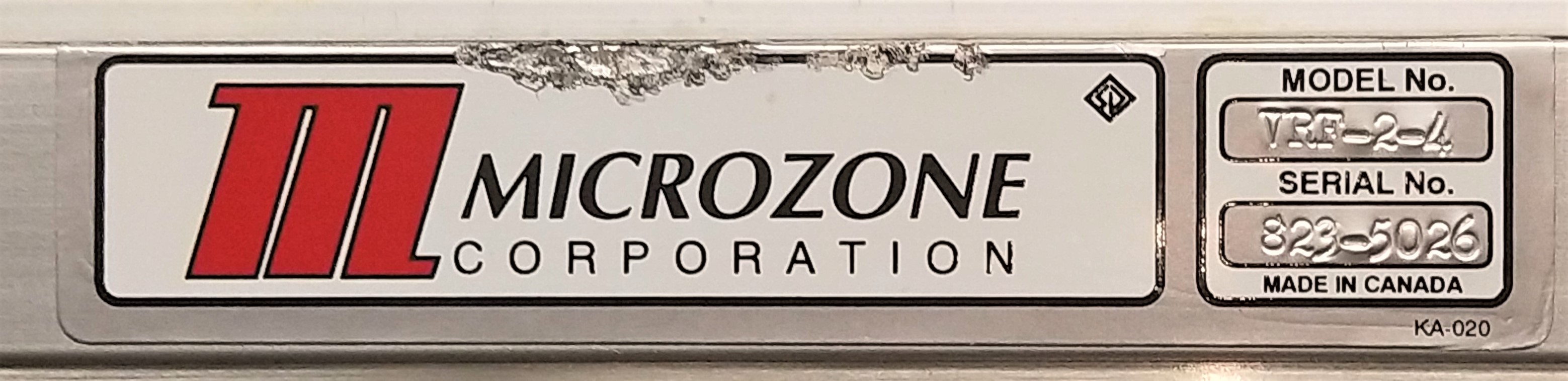 Used Microzone CleanCeil VRF-2-4 Laminar Flow Hood with FFM-2-4-JA Fan/Filter Module