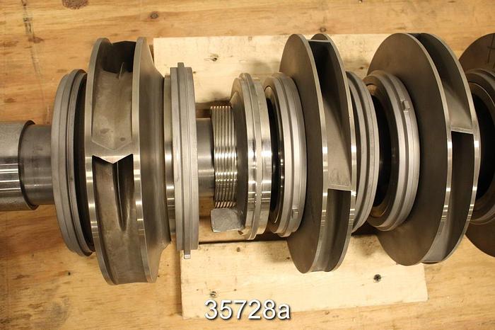 Refurbished Flowserve CHTA 10 Stage Pump Rotating Assembly, 10" Impeller #35728