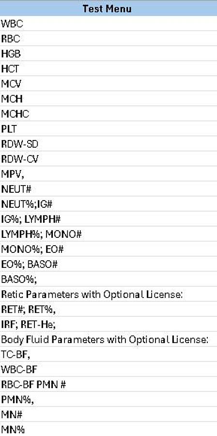Sysmex XN-450 6-part Differential Hematology Analyzer