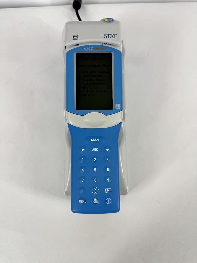 Used The Abbott i-STAT1 300W Blood Analyzer 