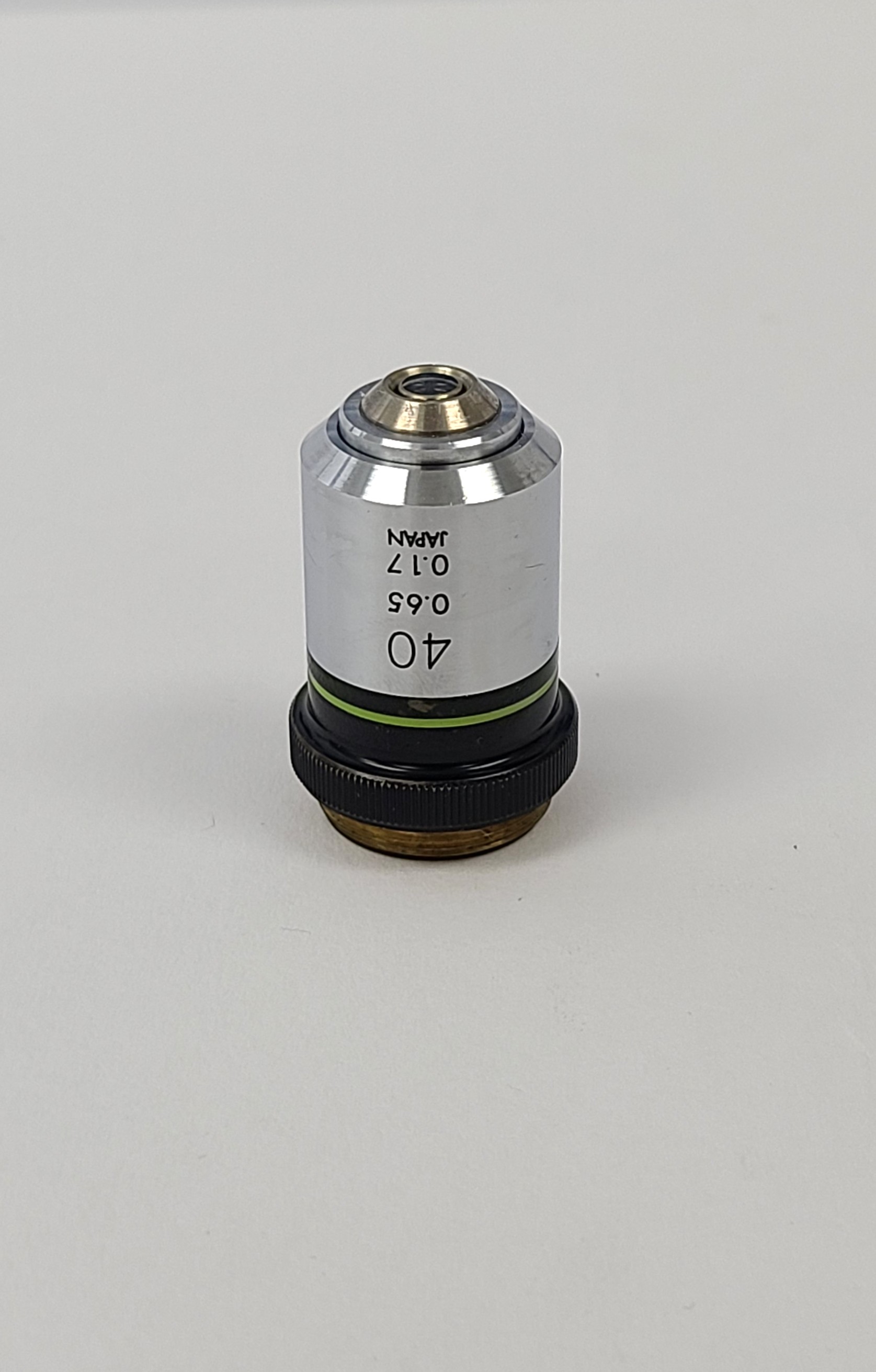 Used Olympus Tokyo 40 0.65-0.17 Japan Magnification Microscope Lens 722694