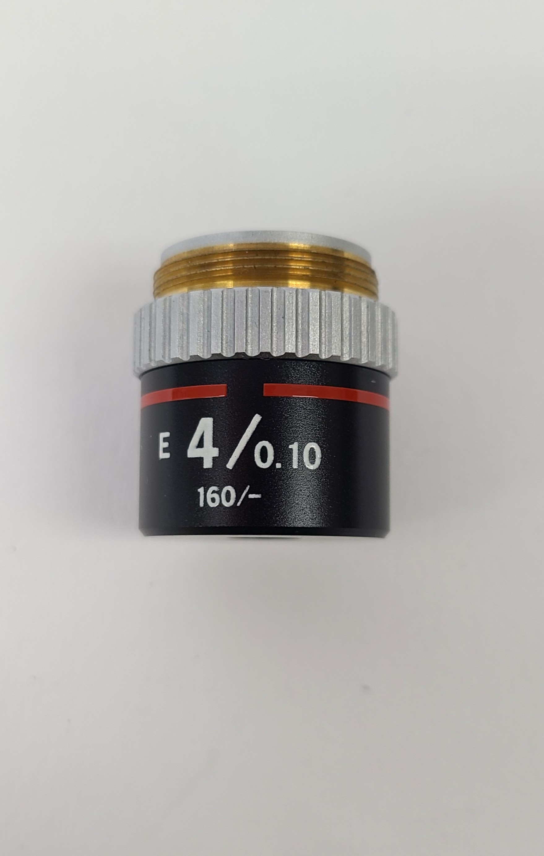 Used Nikon E 4/0.10 160/- Japan Magnification Microscope Lens