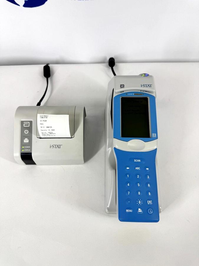 Used The Abbott i-STAT1 300W Blood Analyzer with Printer