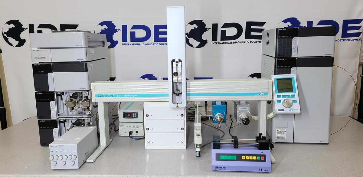 Used SHIMADZU Prominence LC-20a Modular HPLC System w/ CTC Analytics LEAP Auto Sampler and UV/VIS Detector