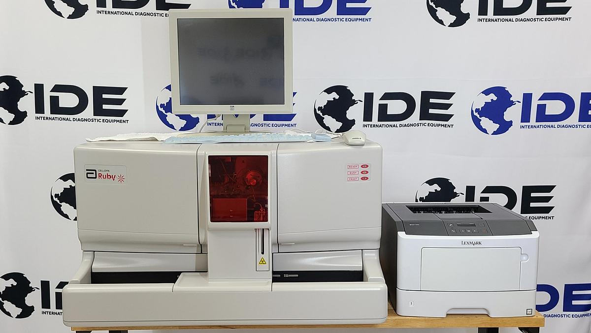 Refurbished Abbott Cell Dyn Ruby - 5 Part Differential Hematology Analyzer