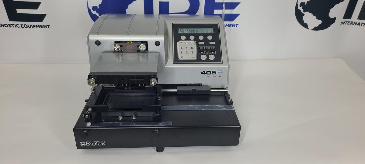Refurbished Biotek 405 LS Microplate Washer Along with Agilent Vacuum Pump 3 - 96Well Plate