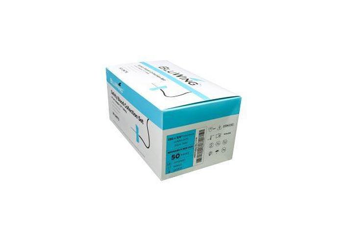 Agujas mariposa para extracción de sangre BluWing 23G, 50/caja