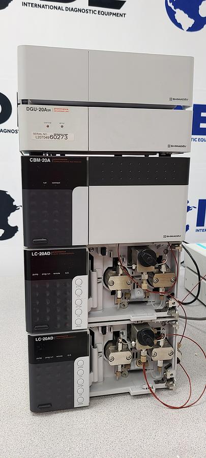 Used SHIMADZU Prominence LC-20a Modular HPLC System w/ CTC Analytics LEAP Auto Sampler and UV/VIS Detector