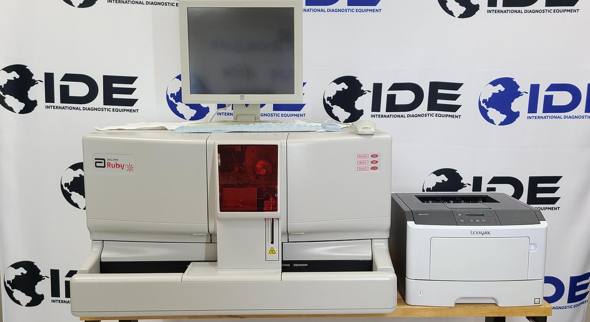 Refurbished Abbott Cell Dyn Ruby - 5 Part Differential Hematology Analyzer