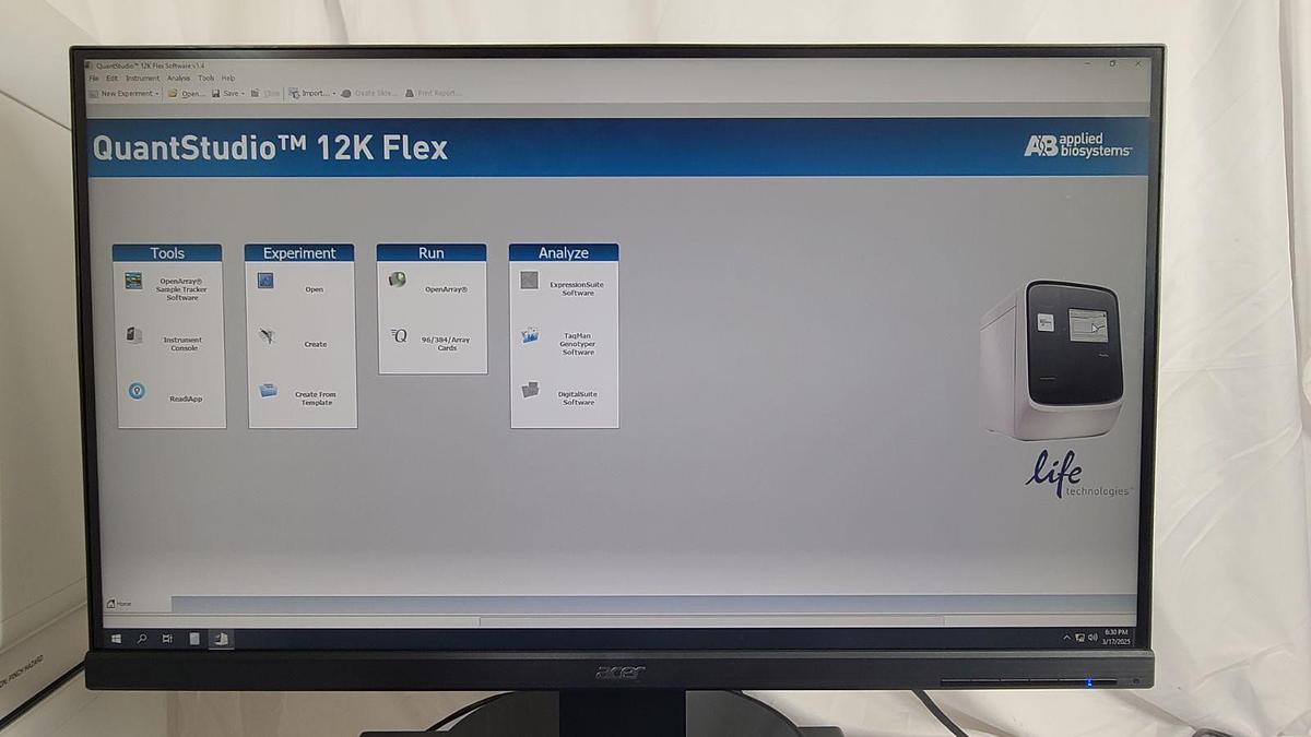 Refurbished Share Applied Biosystems QuantStudio 12k FLex Real-Time PCR System, 384-well, 0.1 mL
