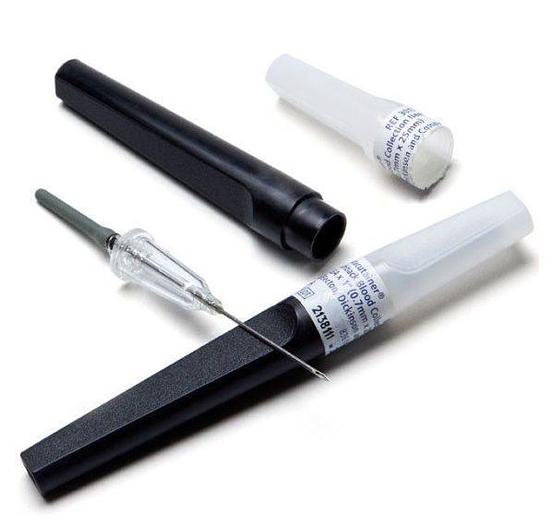 Agujas de seguridad múltiples Vacutainer Eclipse de 22 g, sin látex, para recolección de sangre con adaptador Luer, 48 agujas por caja