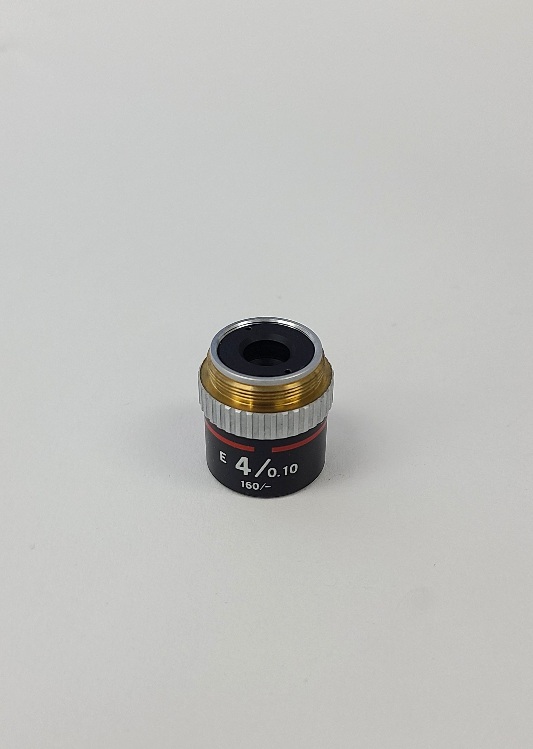 Used Nikon E 4/0.10 160/- Japan Magnification Microscope Lens