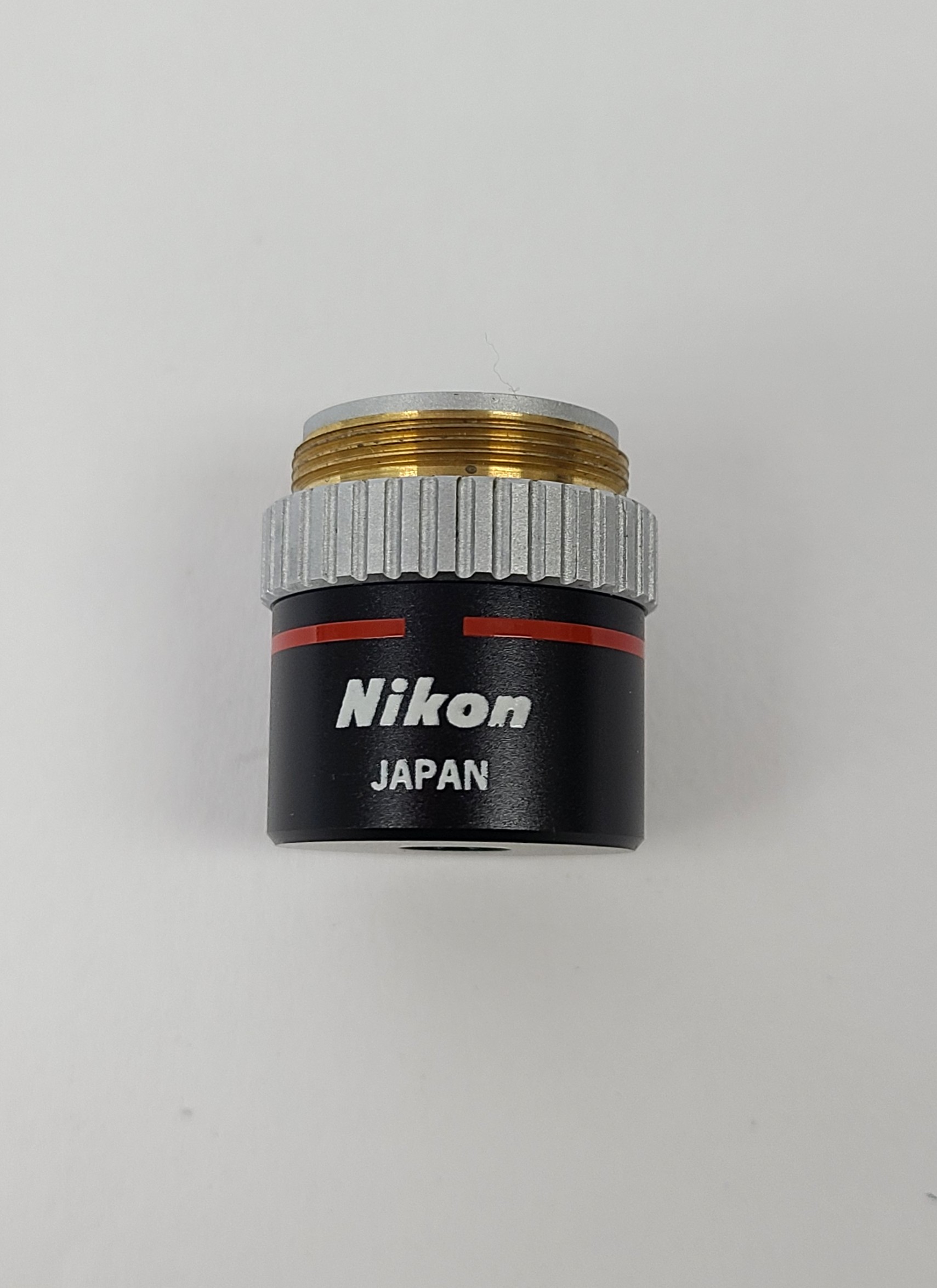 Used Nikon E 4/0.10 160/- Japan Magnification Microscope Lens
