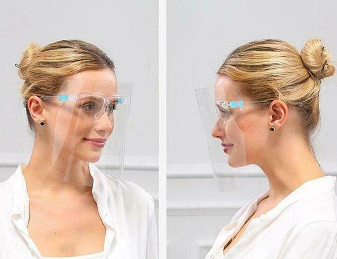 Safety Glasses Face Shield, Clear Anti Splash & Fog (2-4 Pack Options)