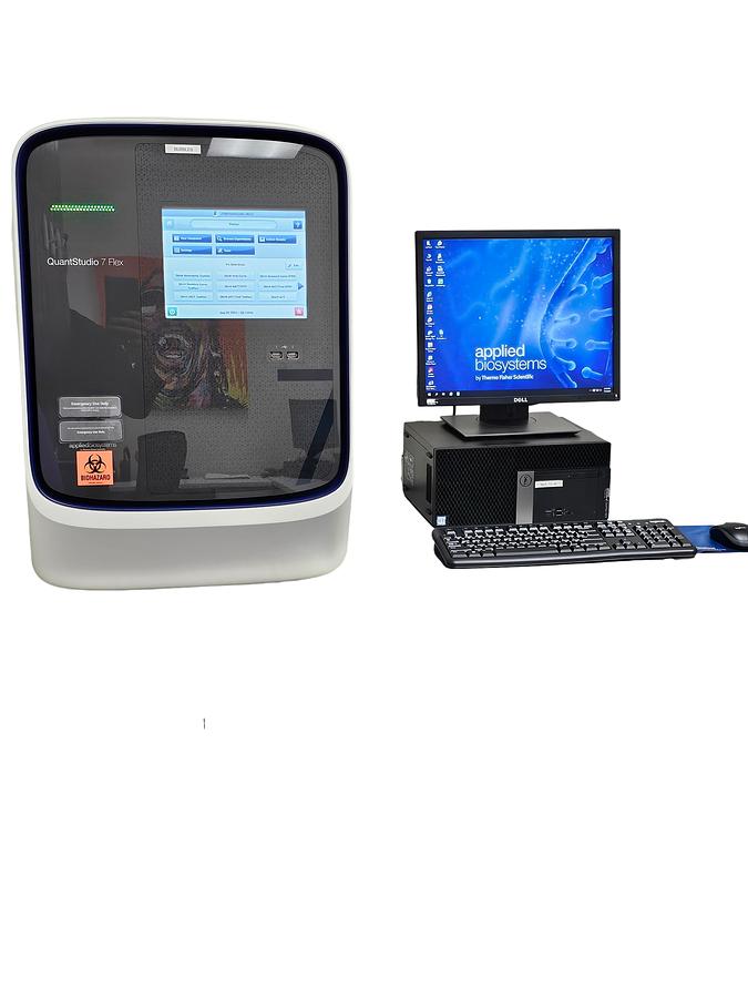 Refurbished Applied Biosystems QuantStudio 7 Flex Real-Time PCR System, 384-well, Desktop Analyzer