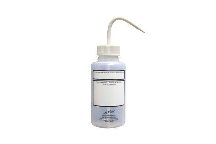 Etiquetas/pegatinas personalizables GHS para botellas de lavado de LDPE blancas, 250 ml (paquete de 1, 2, 3 y 5)