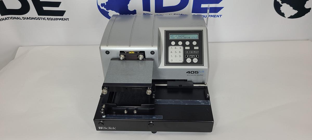 Refurbished Biotek 405 LS Microplate Washer Along with Agilent Vacuum Pump 3 - 96Well Plate