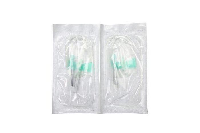 Agujas mariposa para extracción de sangre BluWing de 21 g, caja de 50