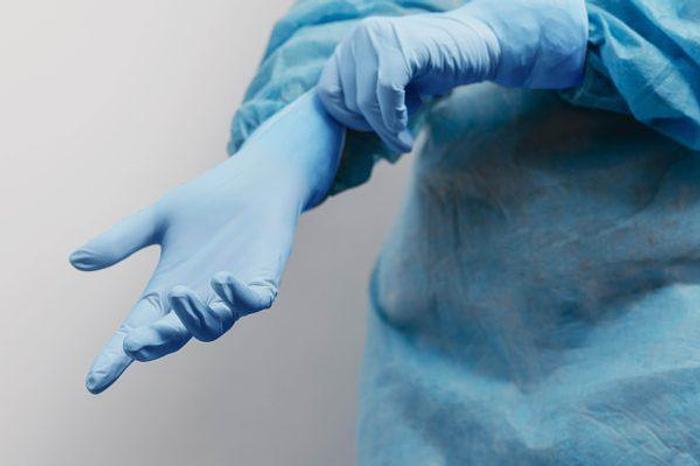 Nitril-Untersuchungshandschuhe blau, puderfrei, Einweg von Sun Health, Größen S-XL, 100 Bx BC-1158