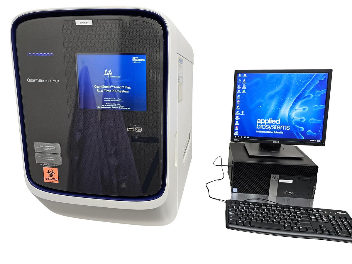 Refurbished Applied Biosystems QuantStudio 7 Flex Real-Time PCR System, 384-well, Desktop Analyzer