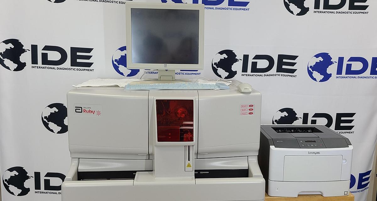 Refurbished Abbott Cell Dyn Ruby - 5 Part Differential Hematology Analyzer