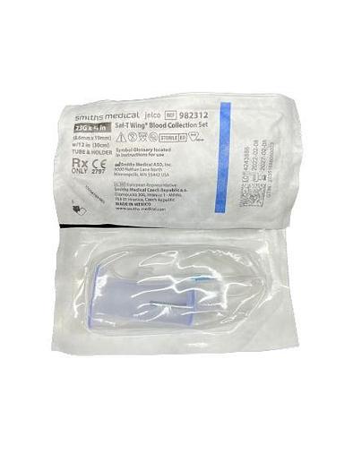 Agujas mariposa para extracción de sangre Saf-T de Smith Medical, 23 G, 50 unidades por caja