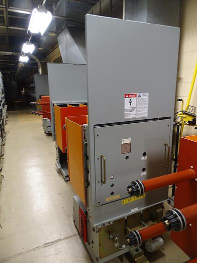 Used SIEMENS-ALLIS AC HIGH VOLTAGE CIRCUIT BREAKER 5-FSV-350-1200-78 FIVE AVAILABLE